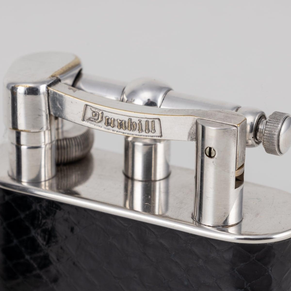 Coppia di accendini da tavolo Dunhill 