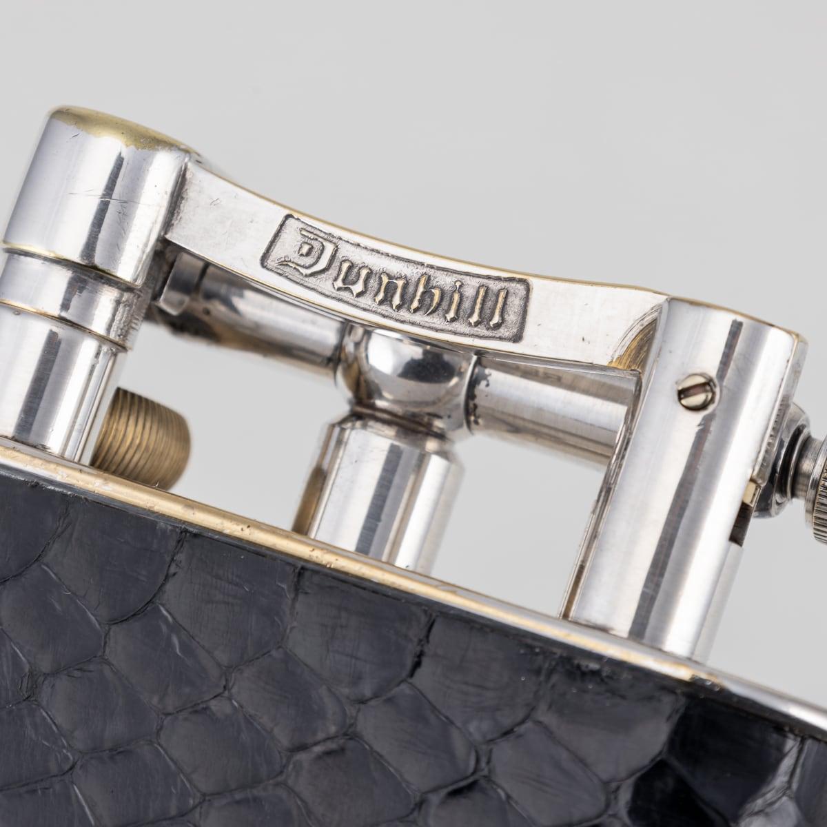Coppia di accendini da tavolo Dunhill 