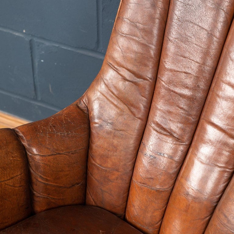 20th Century Pair of Dutch Leather Club Chair 6