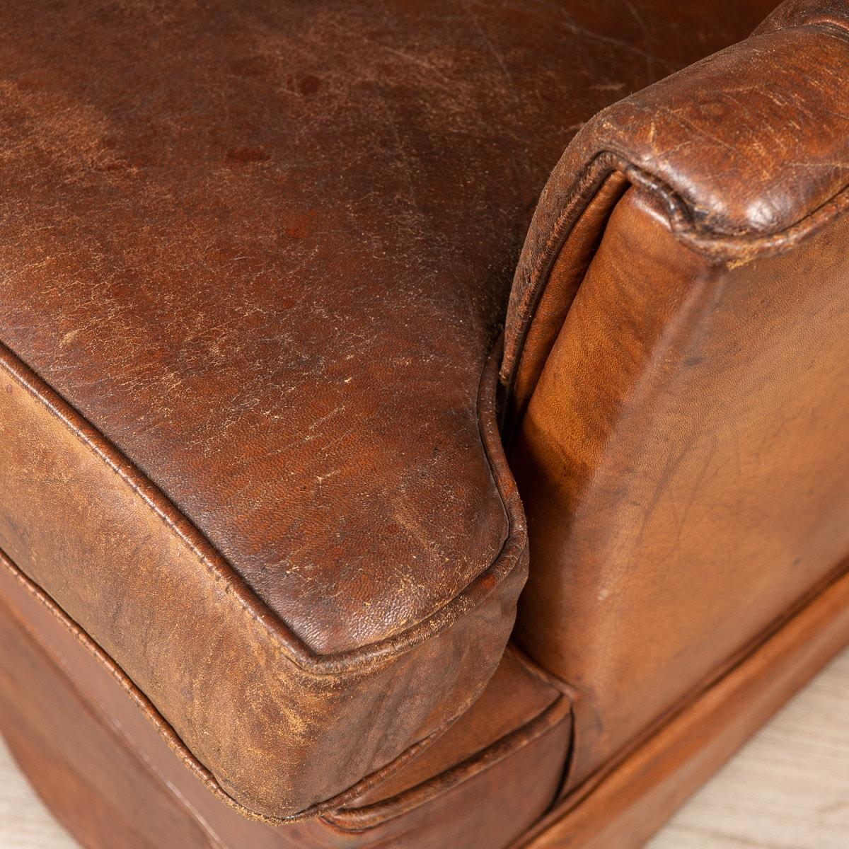 20th Century Pair of Dutch Leather Club Chair 8