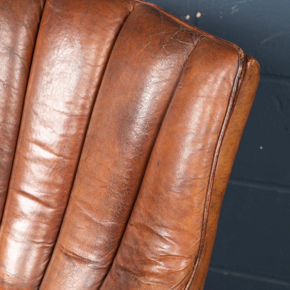 20th Century Pair of Dutch Leather Club Chair 5