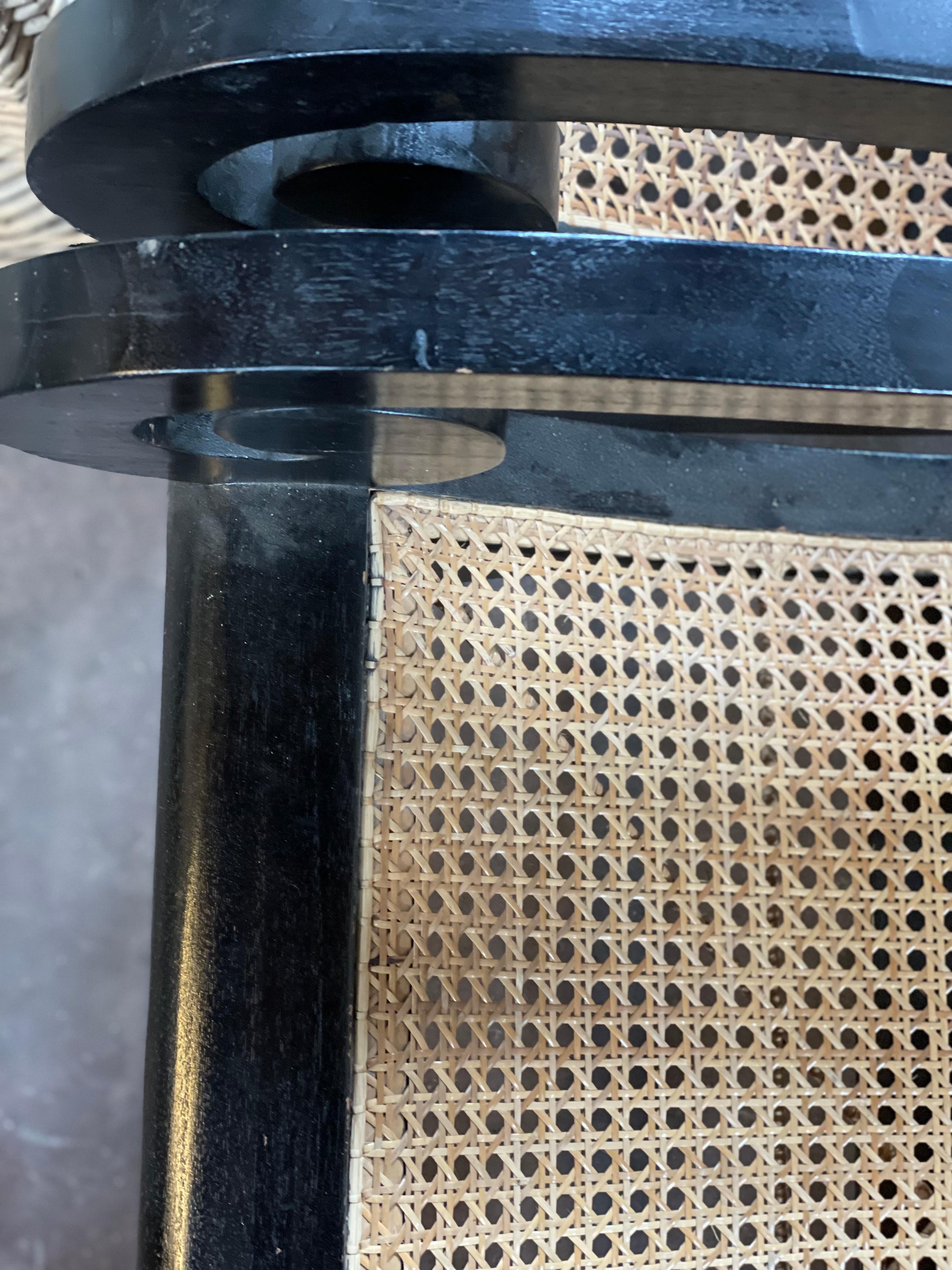 British 20th Century Pair of Ebonized Planters Chairs