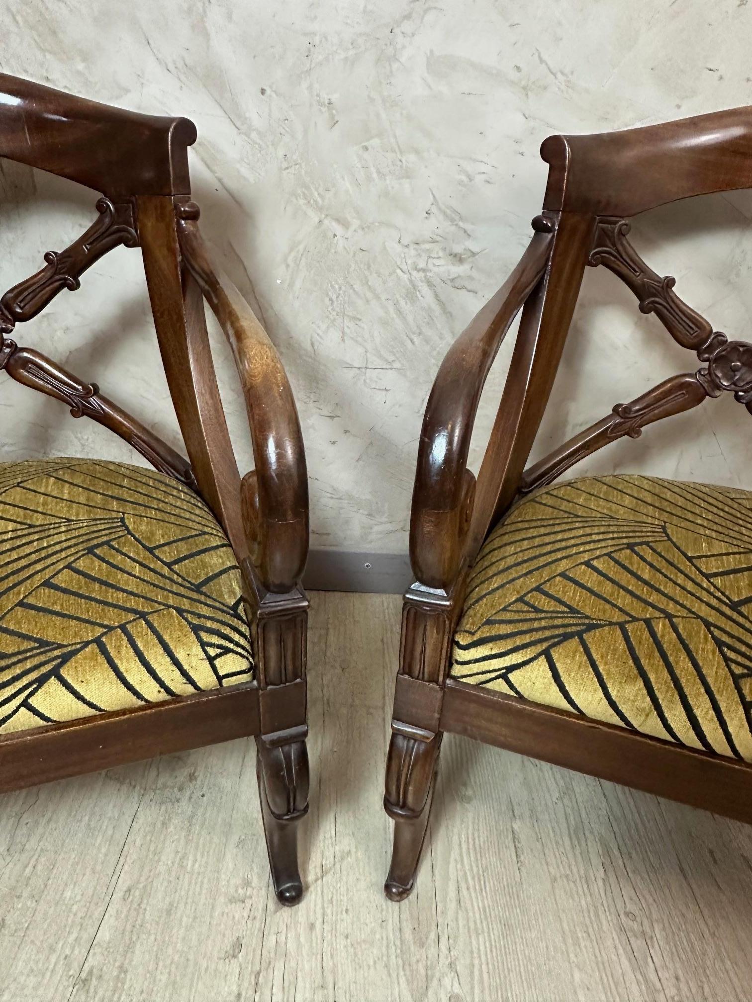 Anglais 20e siècle Paire de fauteuils anglais, années 1940 en vente