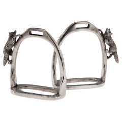 20th Century Pair Of English Solid Silver Napkin Rings, Birmingham c.1937