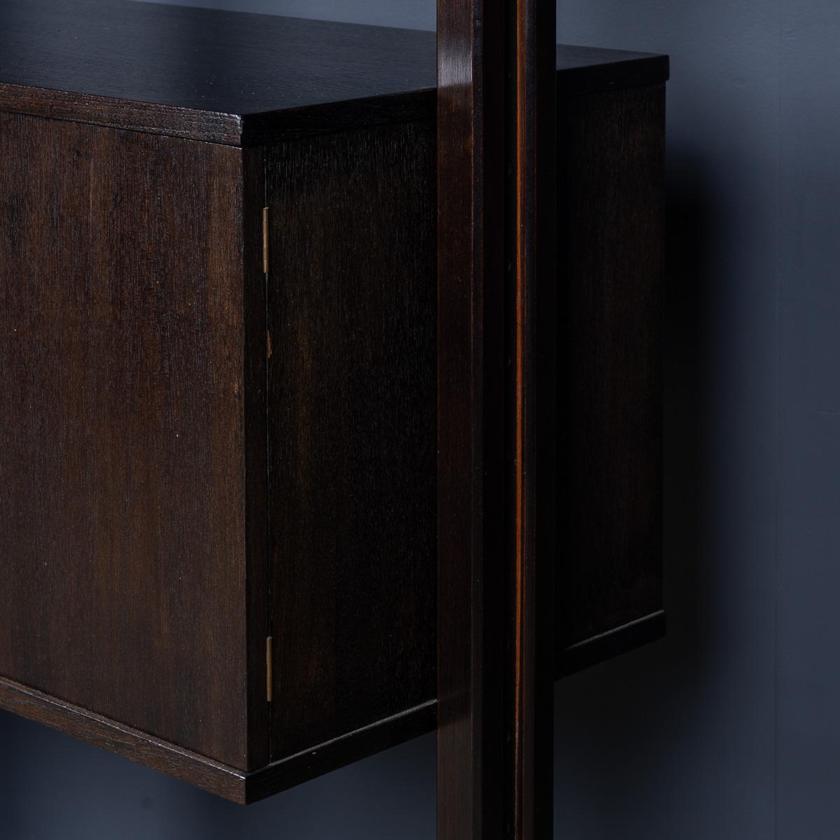 Coppia di librerie italiane in legno ebanizzato del XX secolo, C.C. 1