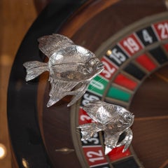 20th Century Pair Of Italian Solid Silver Fish Dishes, Gianmaria Buccellati