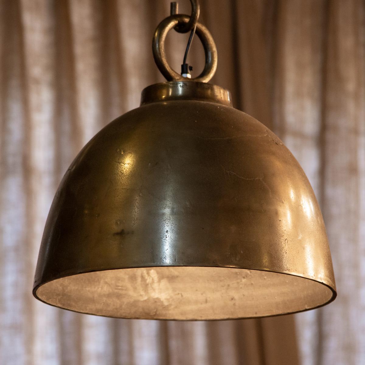 20th Century Pair of Large Brass Plated Spot Lights, c.1970 2