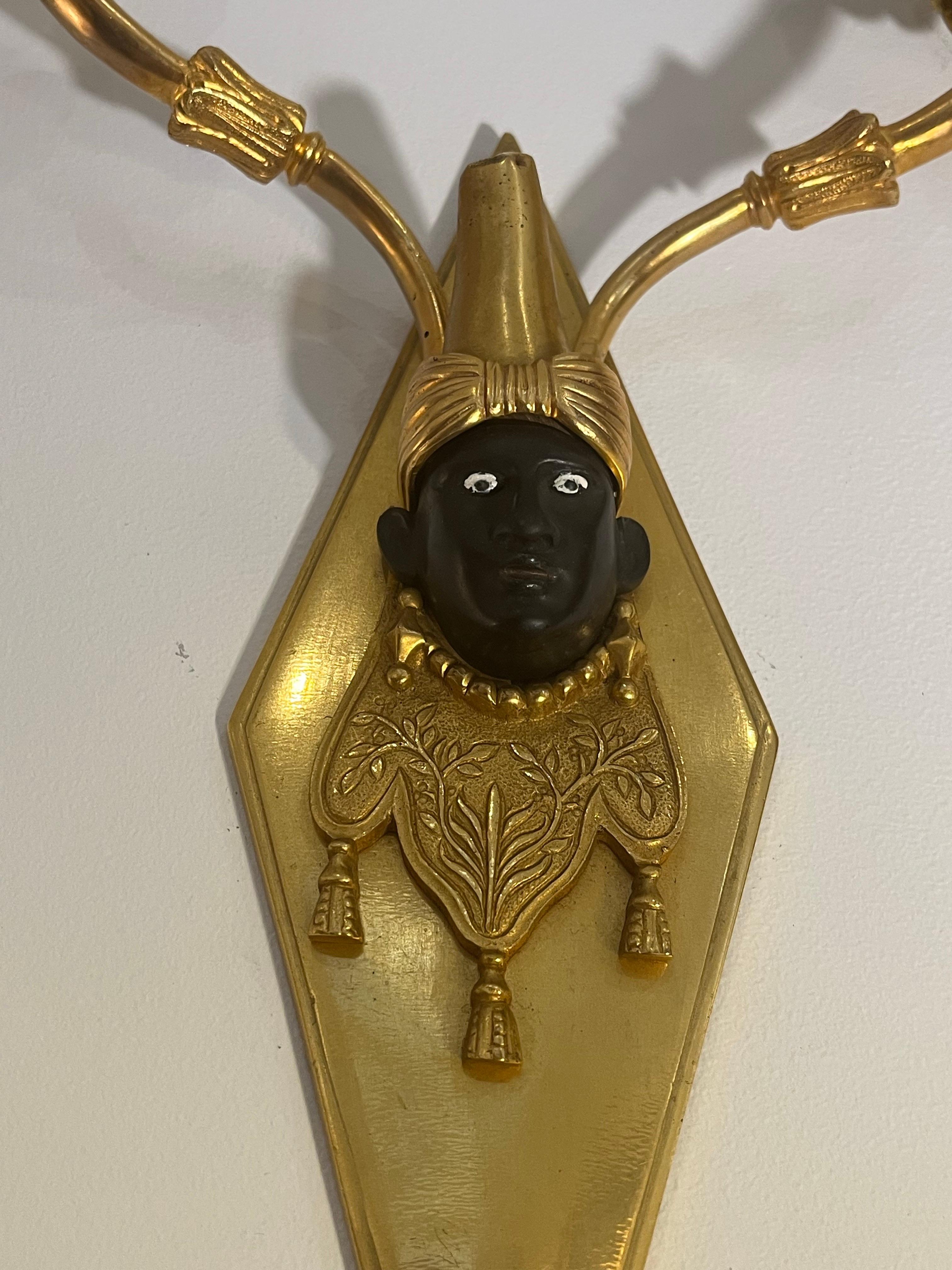 20. Jahrhundert Paar Maison Bagues Ormolu-Kerzenleuchter im Angebot 8