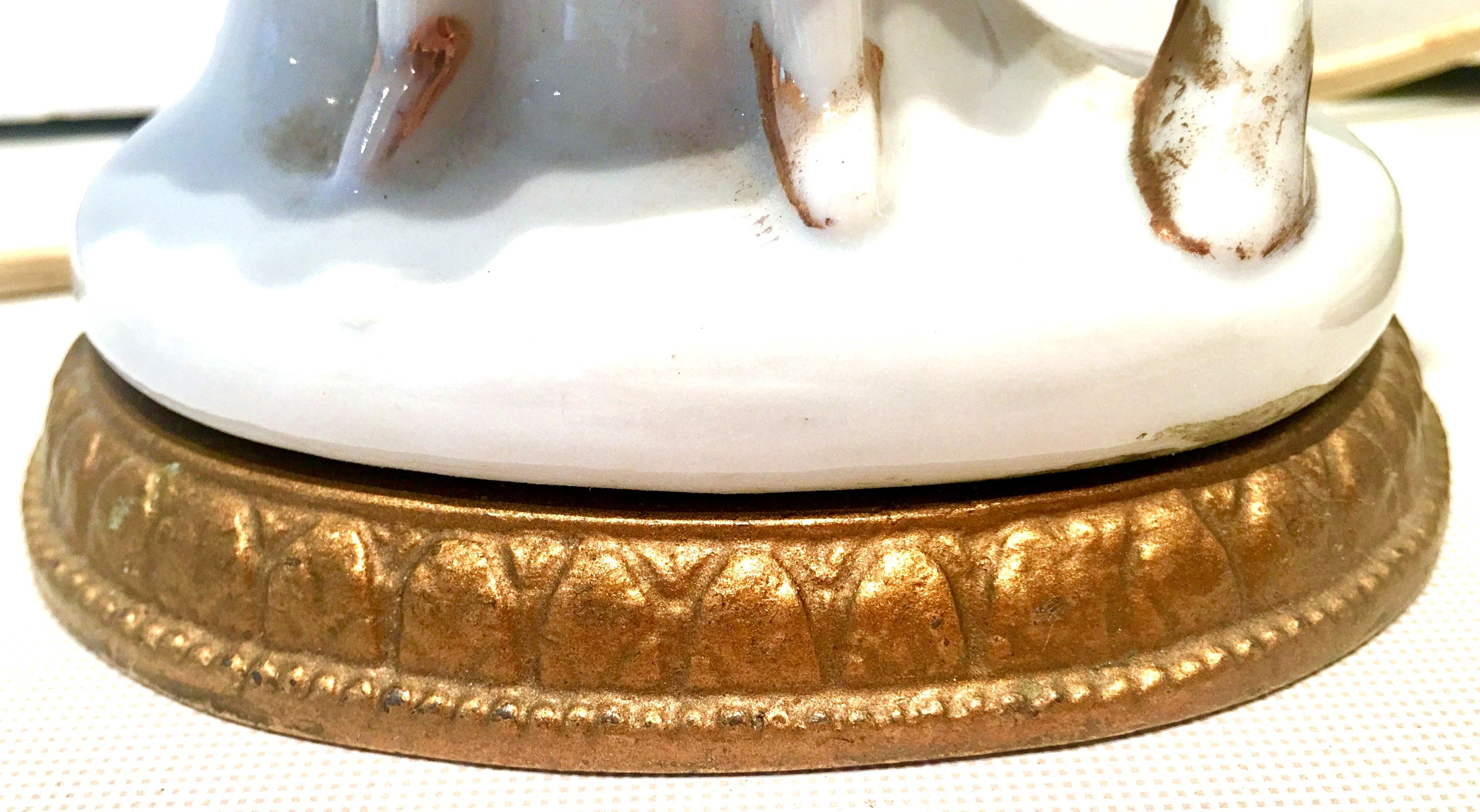 Antique Pair of Meissen Style Porcelain 