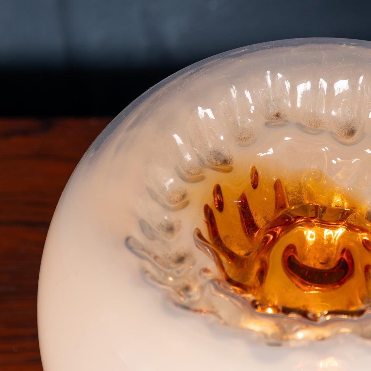 Paire de lampes de table en verre de Murano du 20e siècle par Gaetano Sciolari pour Murano en vente 1