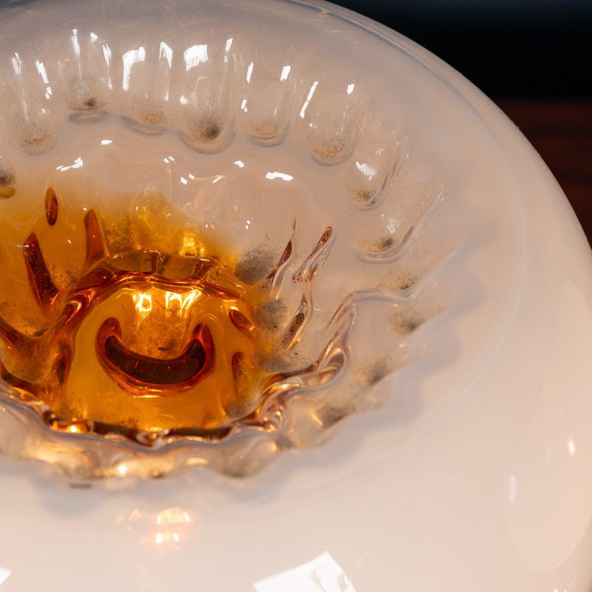 Paire de lampes de table en verre de Murano du 20e siècle par Gaetano Sciolari pour Murano en vente 2