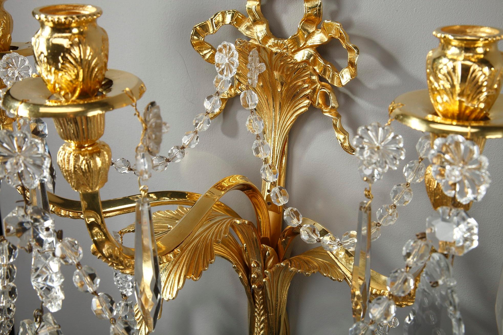 20th Century Pair of Neoclassical Wall Lights 6