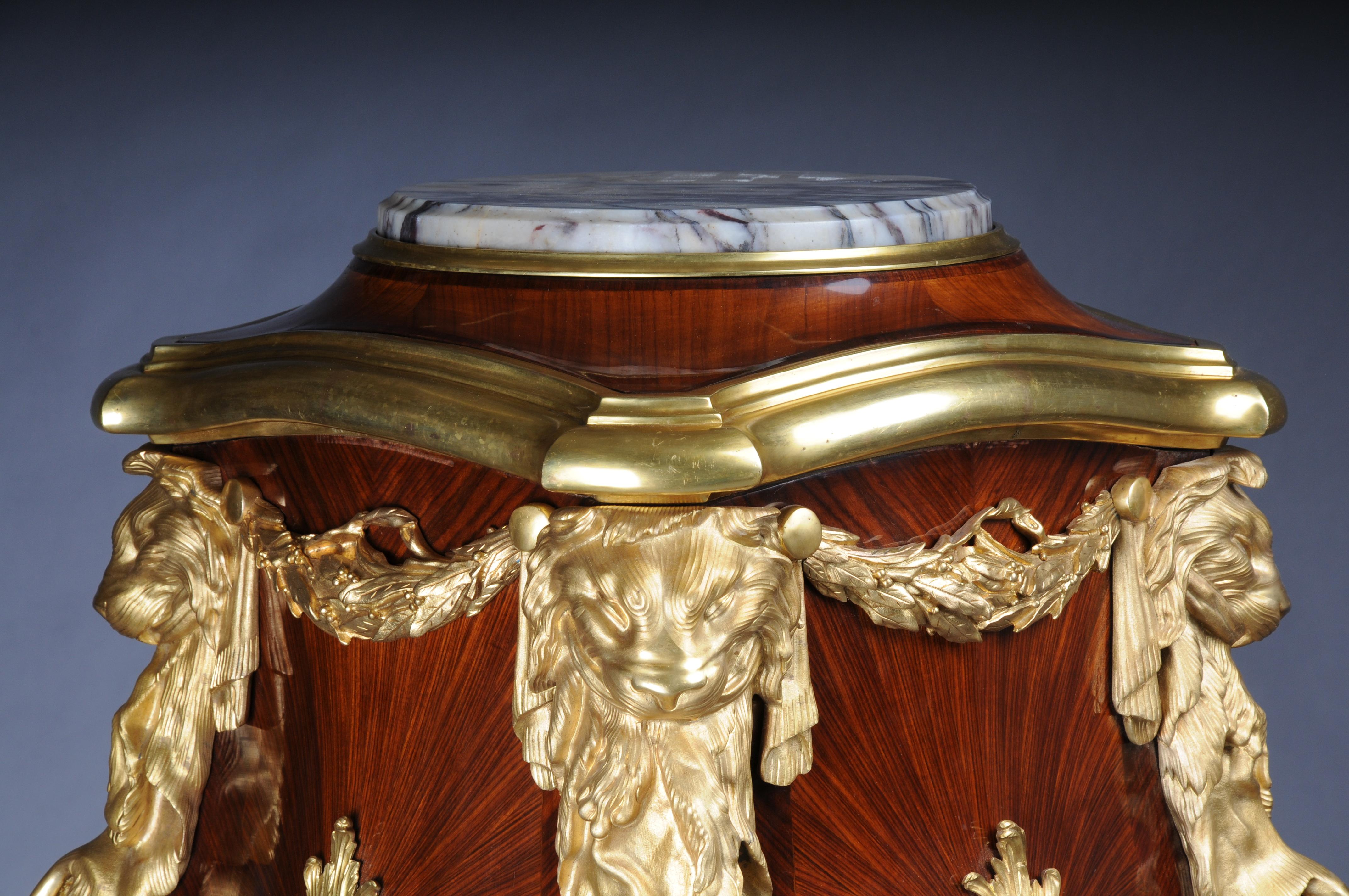 Coppia di piedistalli / colonna in ormù del XX secolo di Joseph-Emmanuel Zwiener in vendita 10