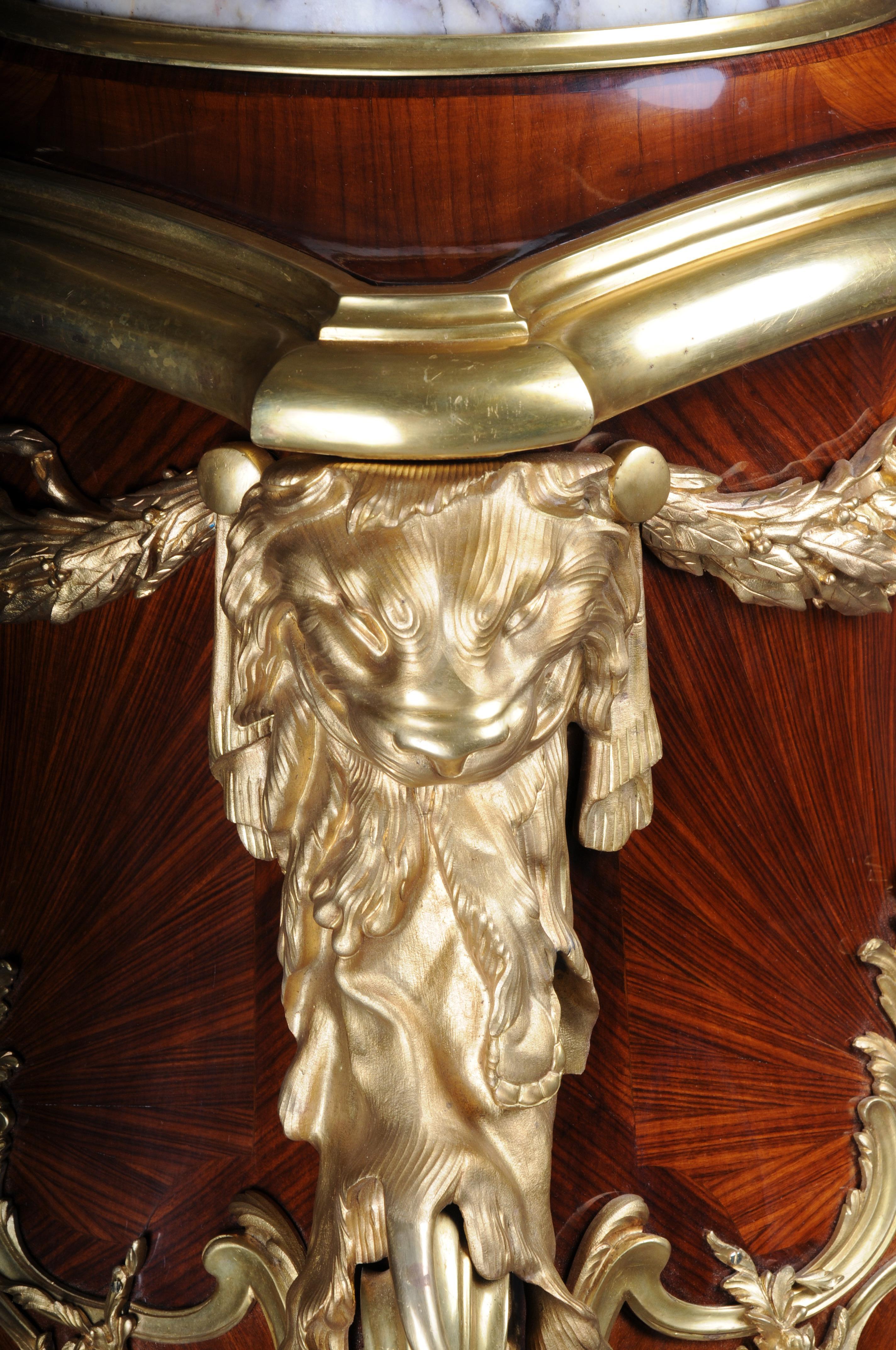 Coppia di piedistalli / colonna in ormù del XX secolo di Joseph-Emmanuel Zwiener in vendita 11