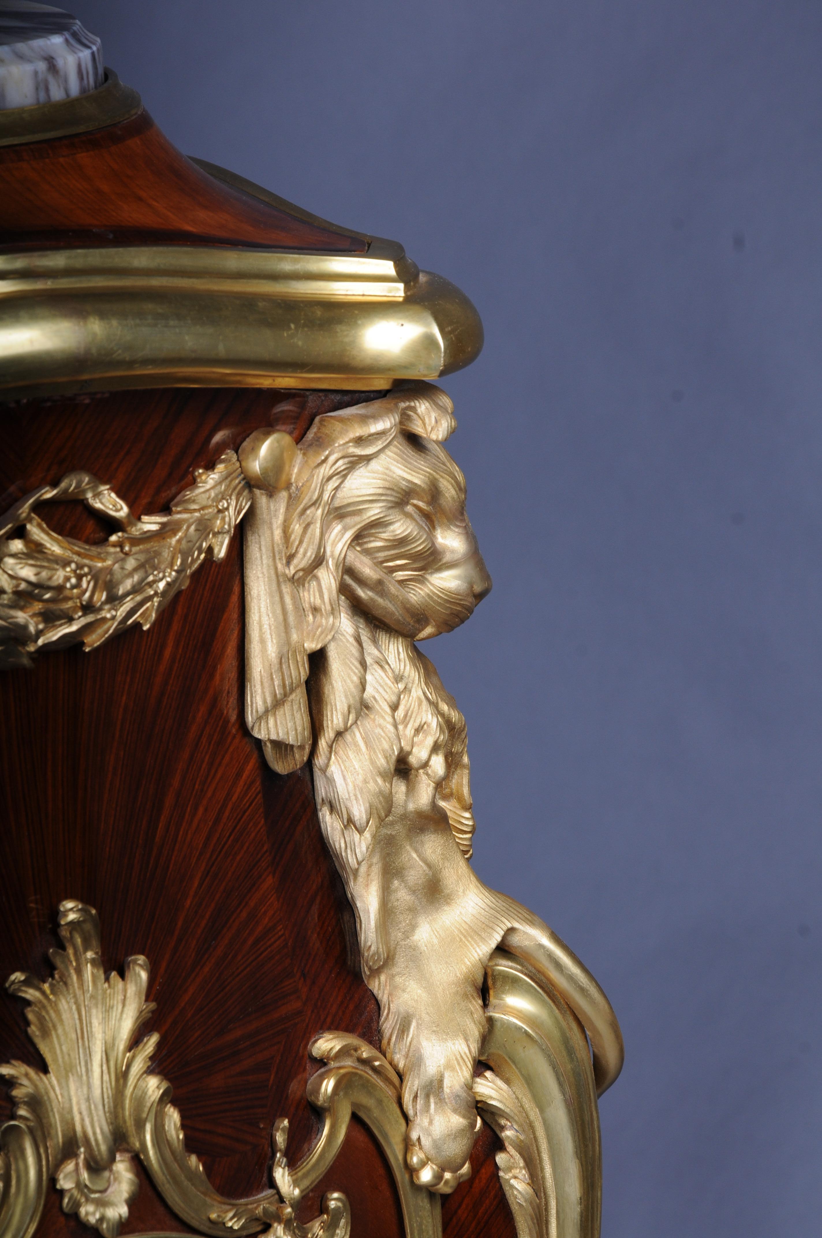 Coppia di piedistalli / colonna in ormù del XX secolo di Joseph-Emmanuel Zwiener in vendita 12