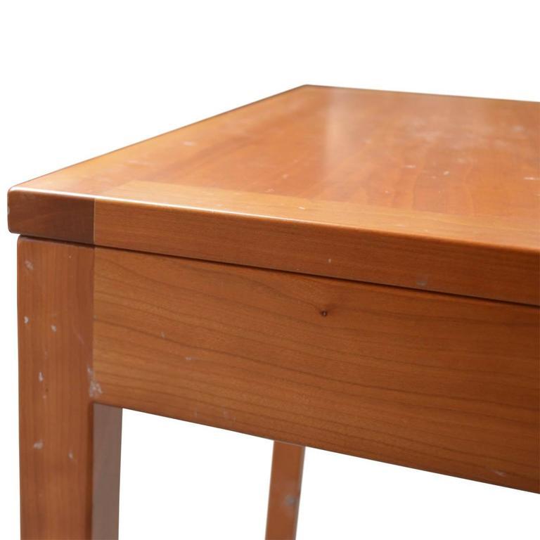 Pareja de mesas auxiliares cuadradas escandinavas de Børge Mogensen, Fredericia Furniture Cereza en venta