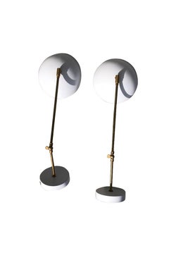 Mid-Century Modern Brass Wall Sconces by Stilnovo, Italy, 1955