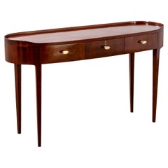 20th Century Paolo Buffa Console with Handles Designed by Giovanni Gariboldi