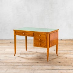 20th Century Paolo Buffa Desk and Chair in Wood for Lietti, 50s
