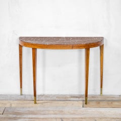 Paolo Buffa-Wandkonsole des 20. Jahrhunderts mit Marmorplatte