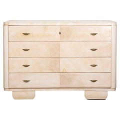 20th Century Parchment Chest of Drawers