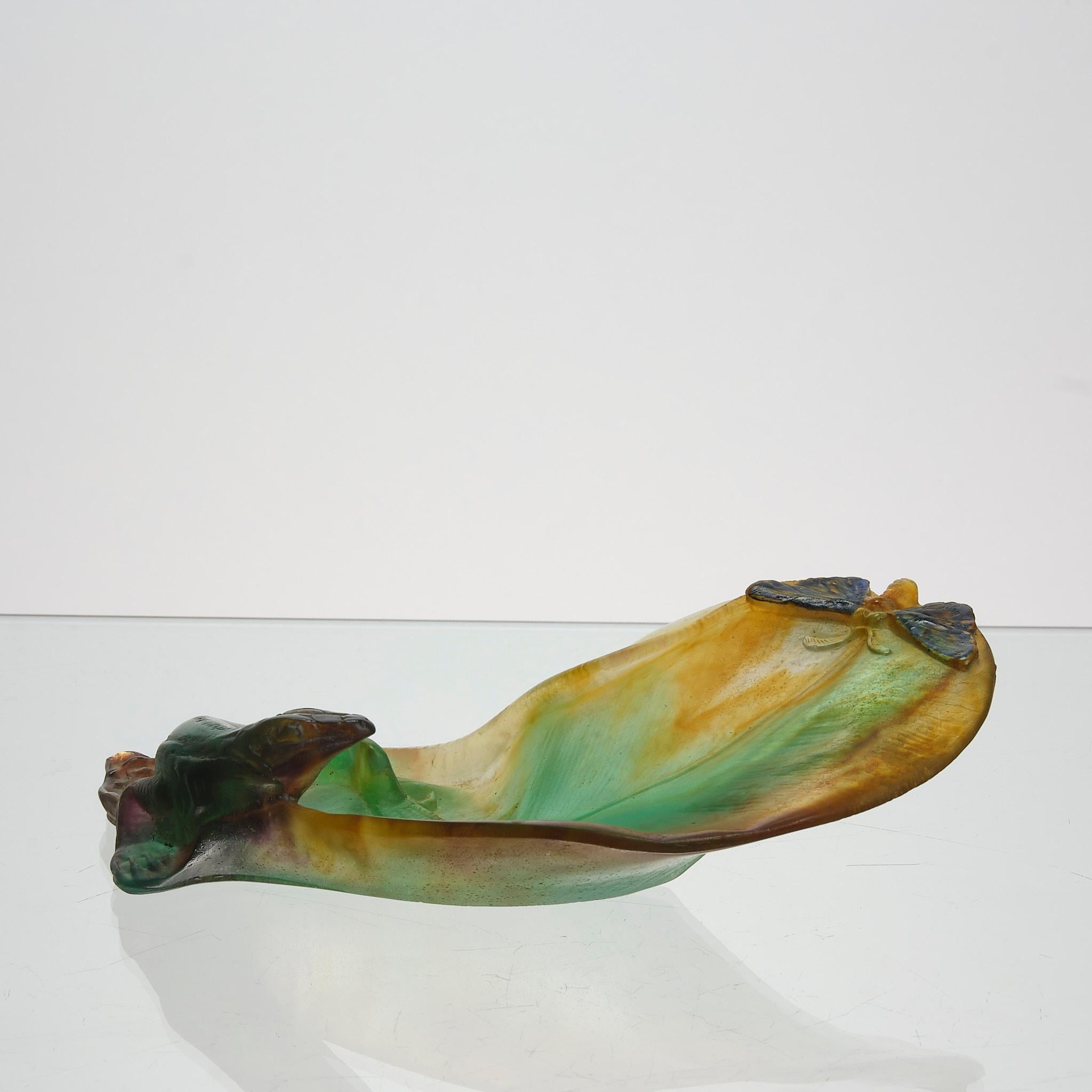 Moderno 20th Century Pate de Verre Glass 
