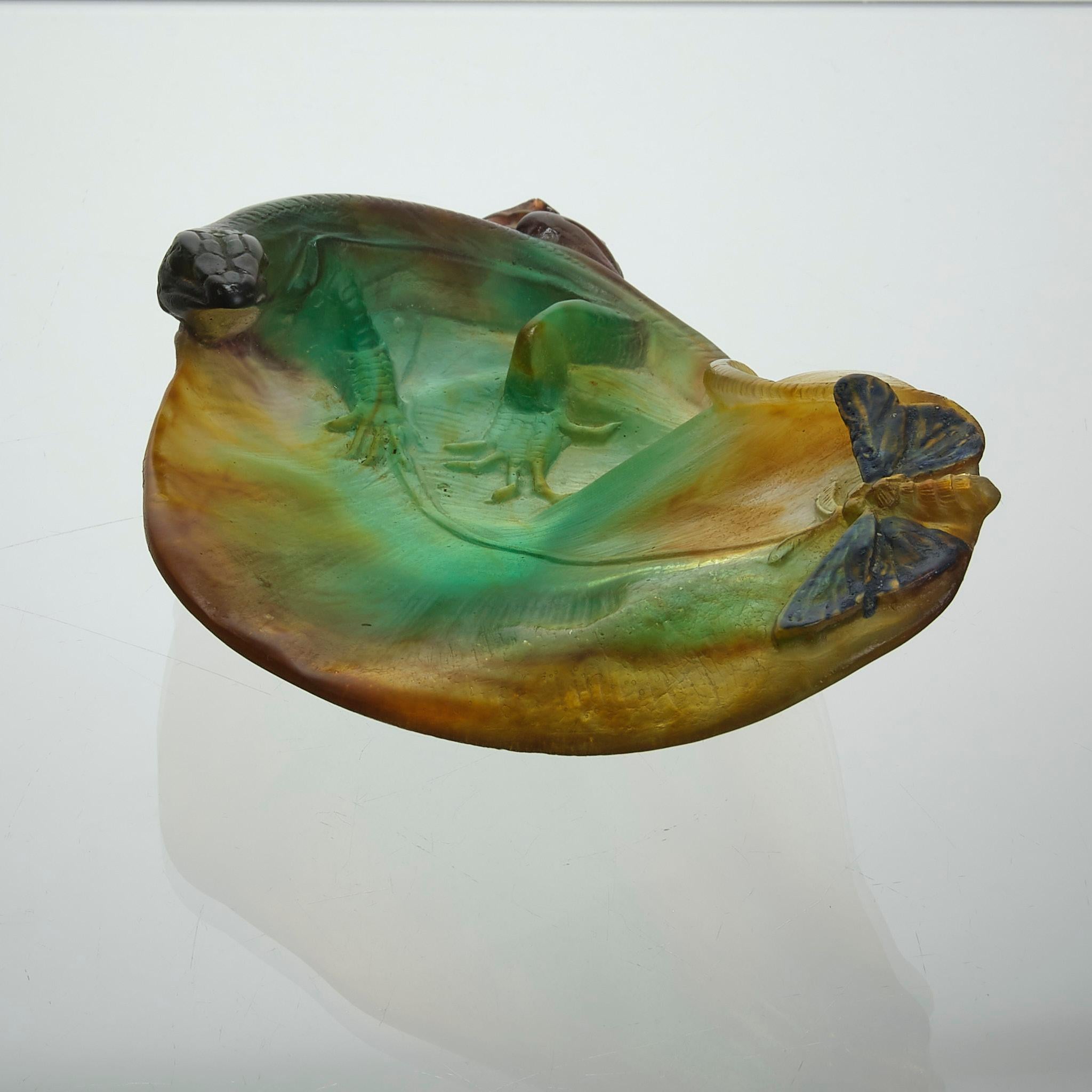XX secolo 20th Century Pate de Verre Glass 