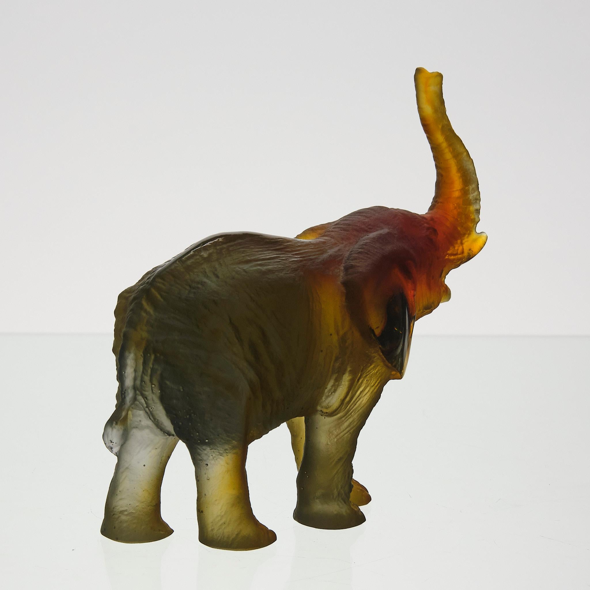 20th Century Pate de Verre Glass Sculpture 