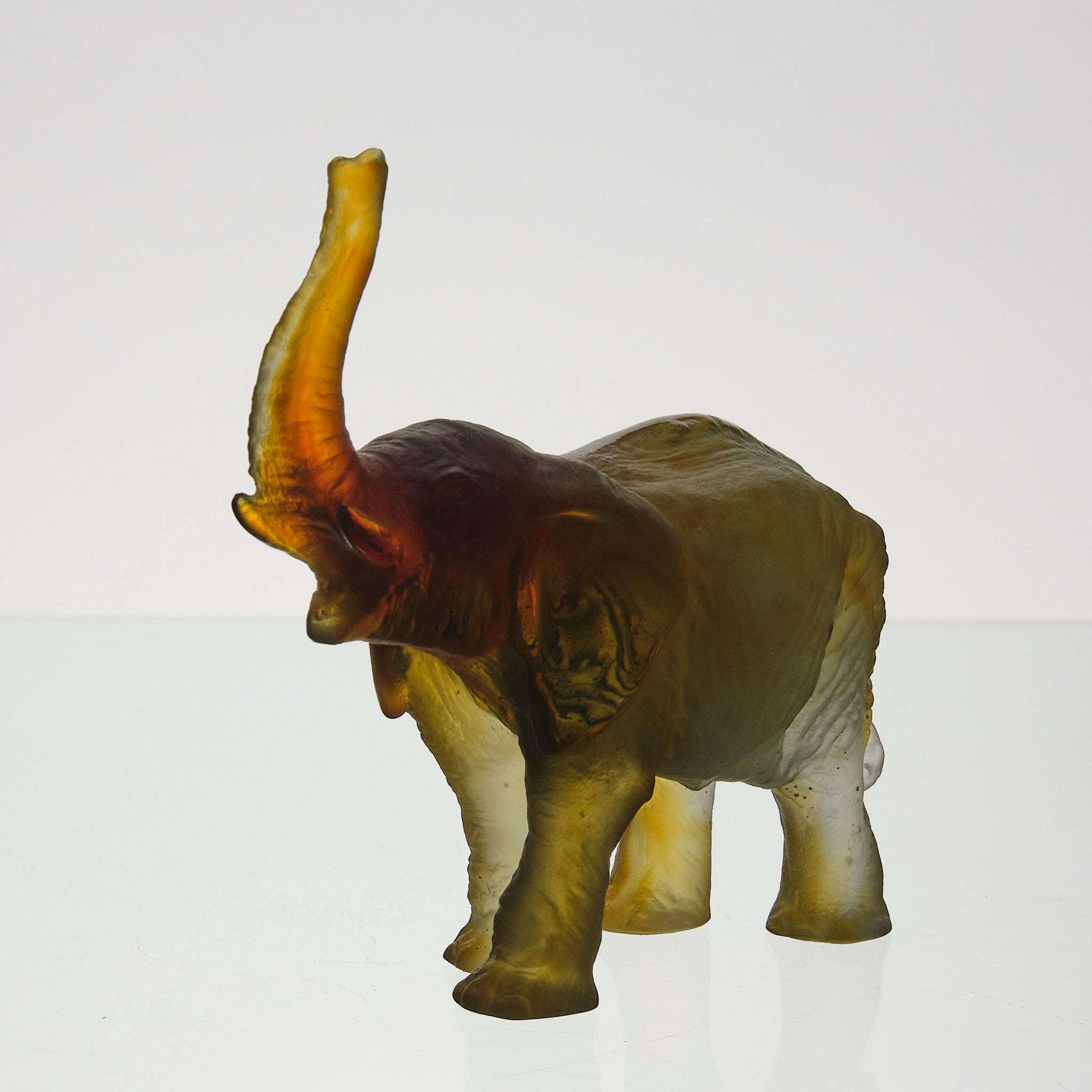20th Century Pate de Verre Glass Sculpture 