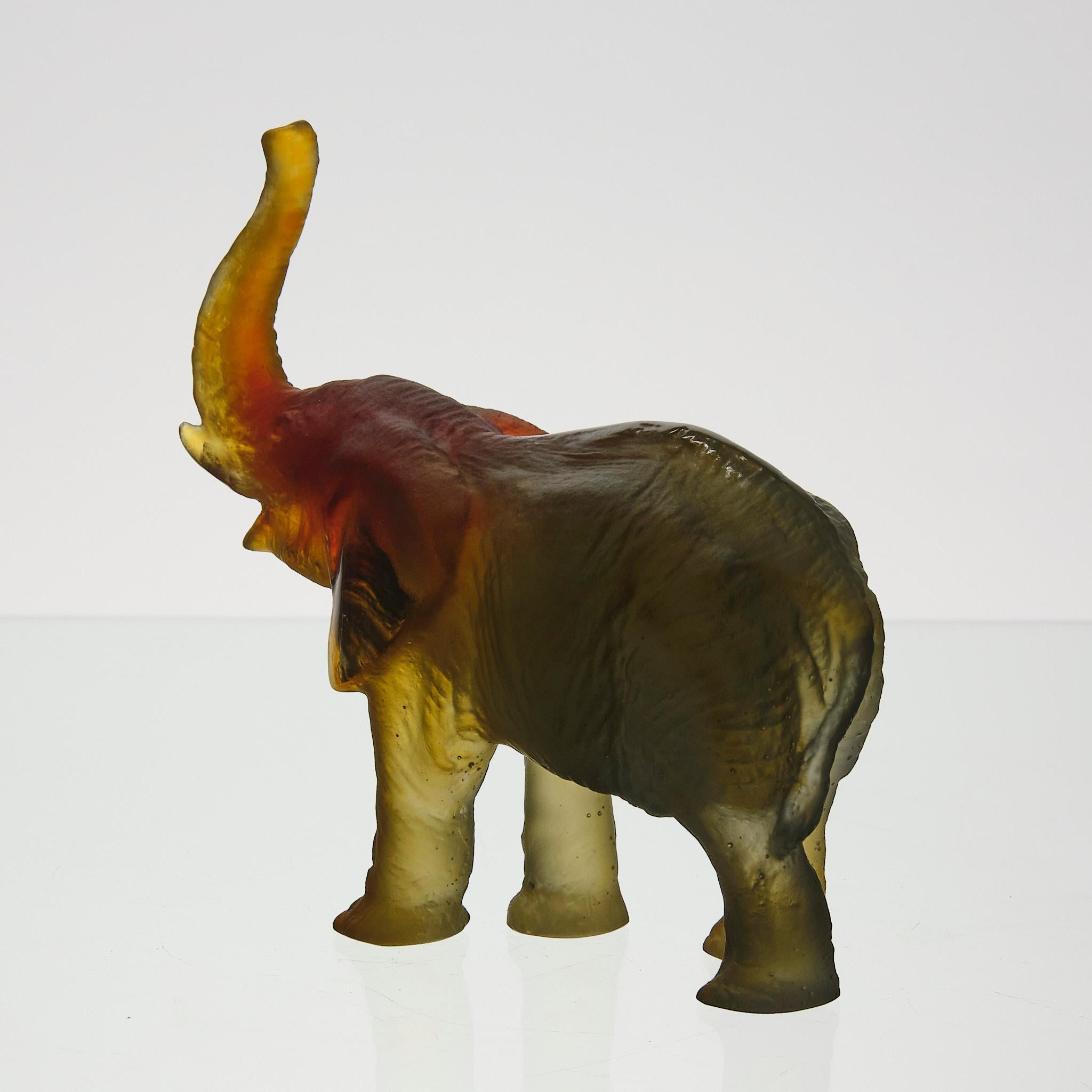 20th Century Pate de Verre Glass Sculpture 
