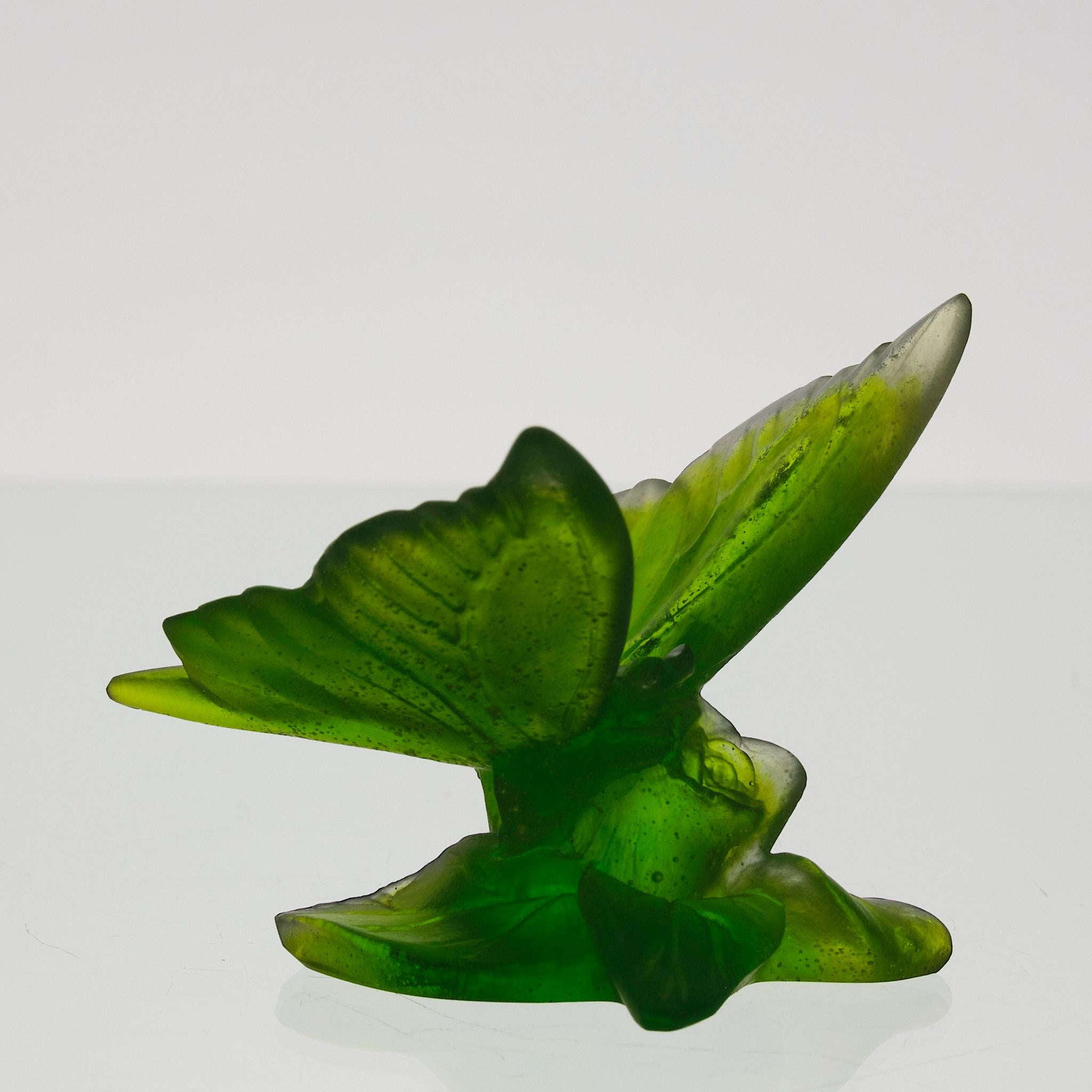 Art Nouveau 20th Century Pate de Verre Glass study entitled 
