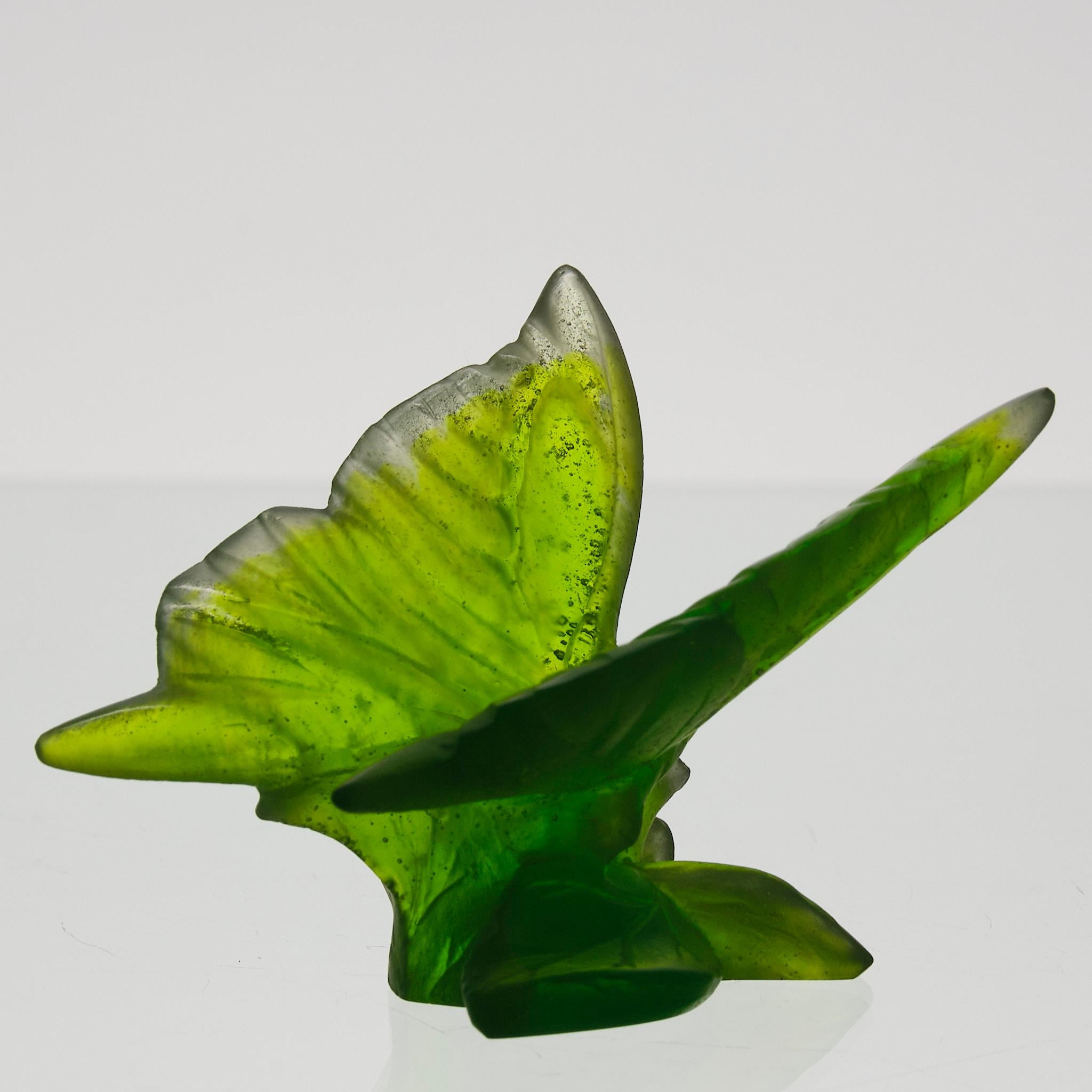Stampato Studio in vetro Pate de Verre del XX secolo intitolato 