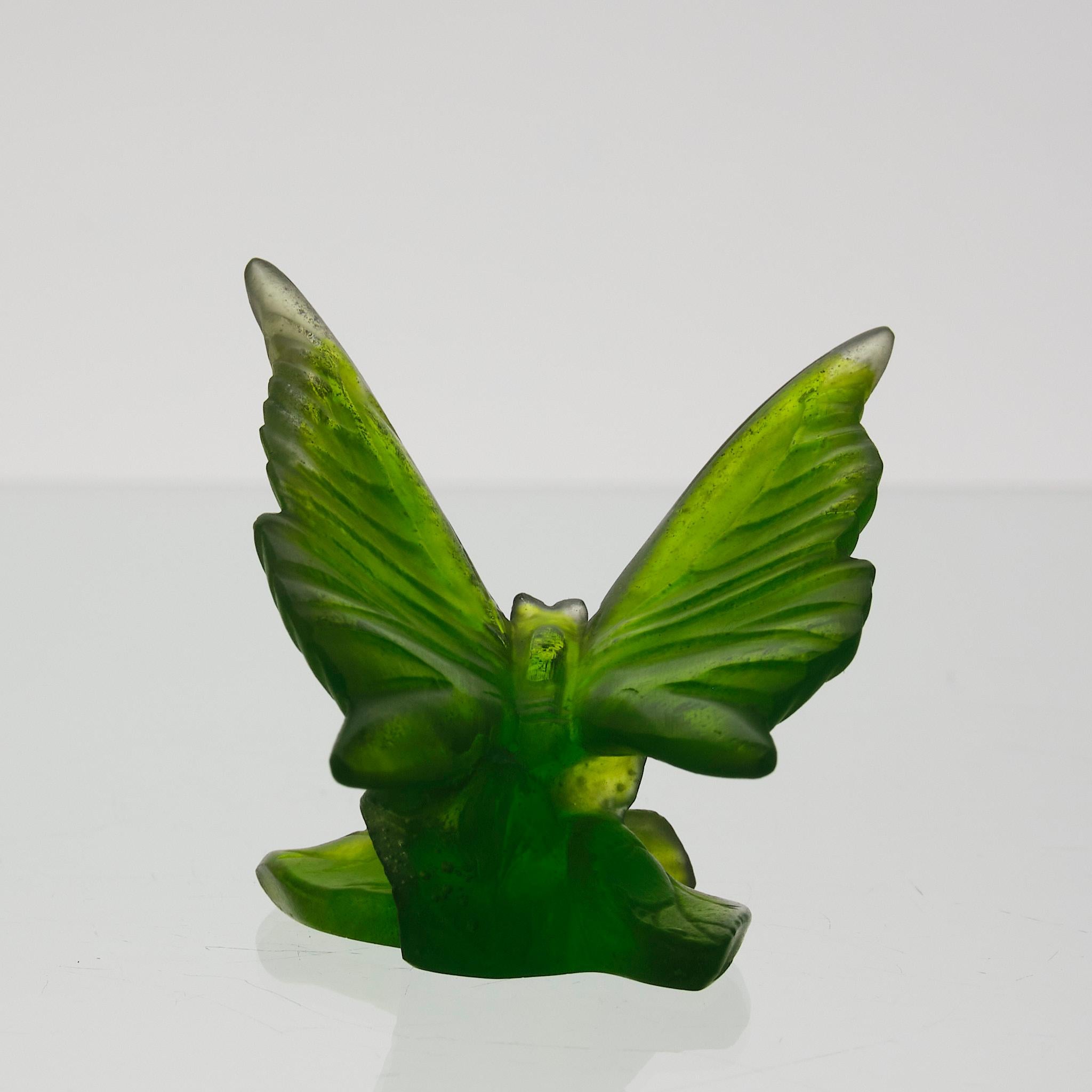 20th Century Pate de Verre Glass study entitled 
