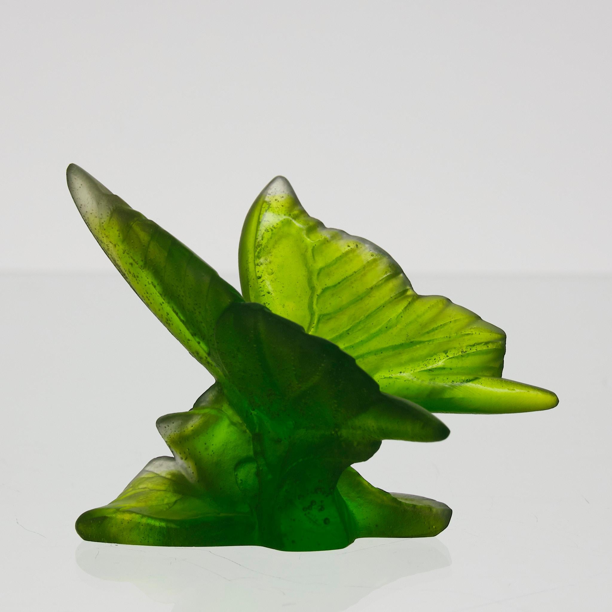 20th Century Pate de Verre Glass study entitled 
