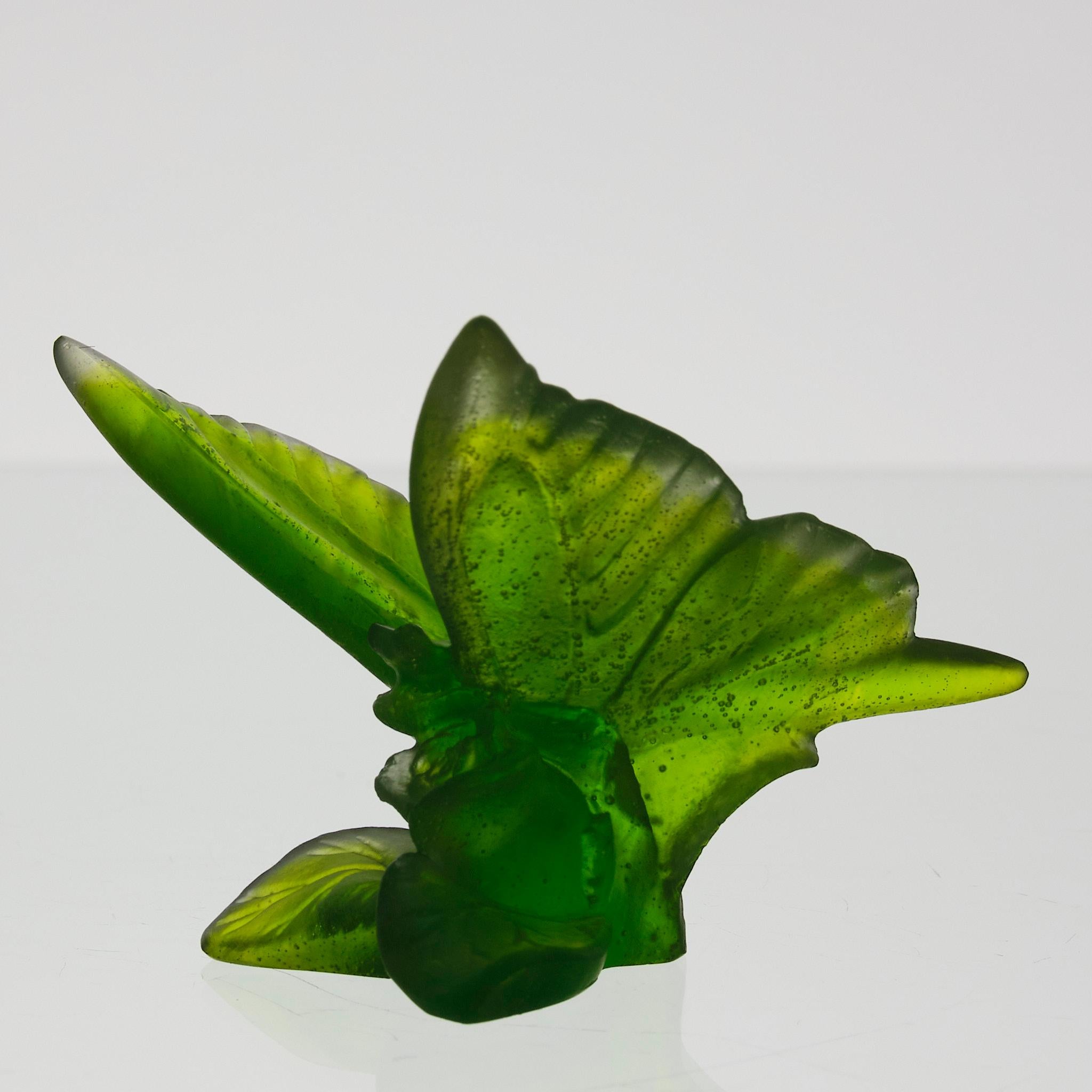 20th Century Pate de Verre Glass study entitled 