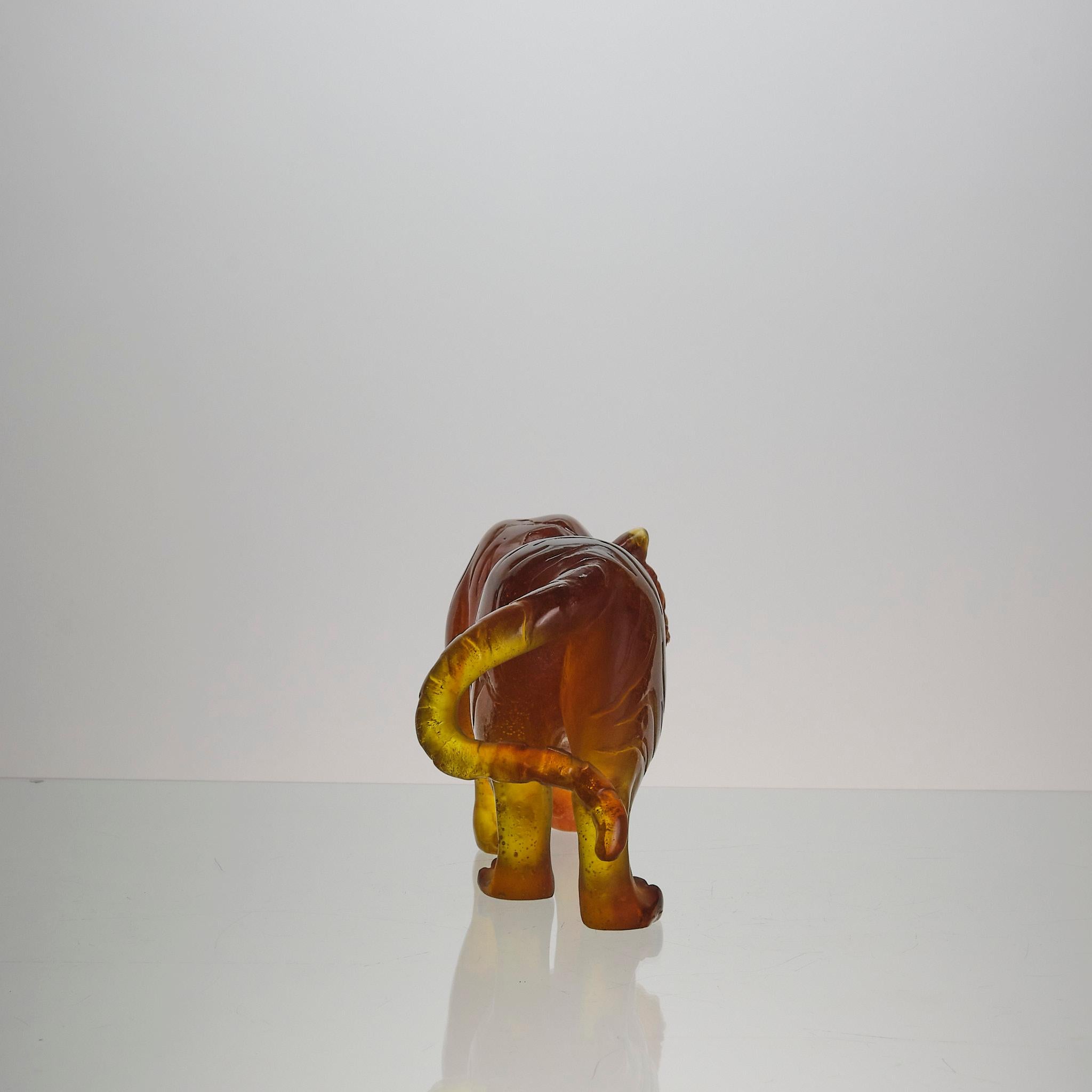 Pate de Verre-Skulptur des 20. Jahrhunderts mit dem Titel 