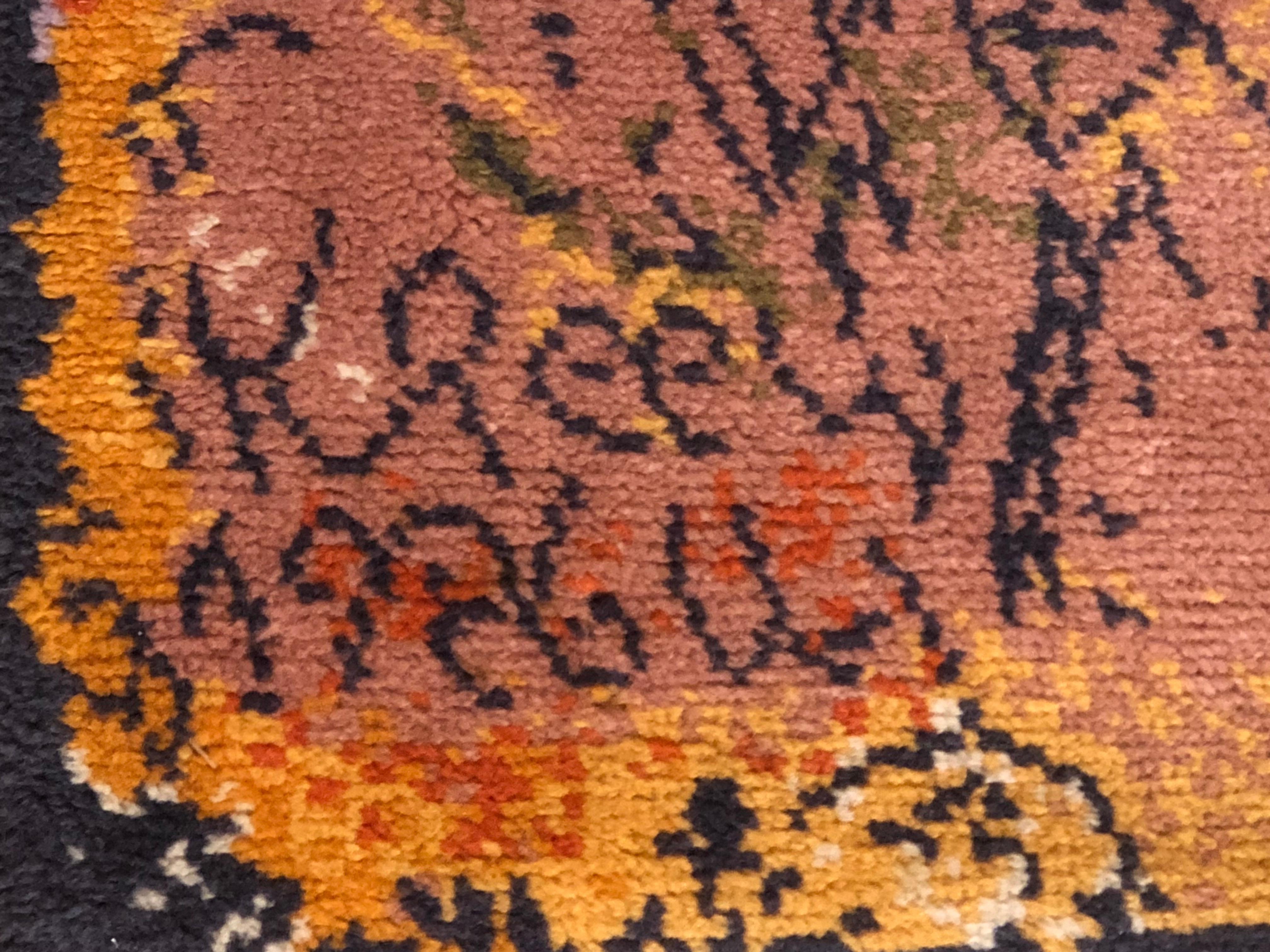 Skandinavischer Vintage-Teppich „Florentinische Villenviertel“ von Paul Klee aus dem 20. Jahrhundert im Angebot 7