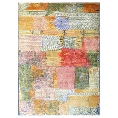20th Century Paul Klee Vintage Scandinavian Rug "Florentinische Villenviertel"