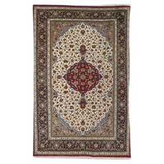 20th Century Persian Fine Handmade Gom Rug c.1990