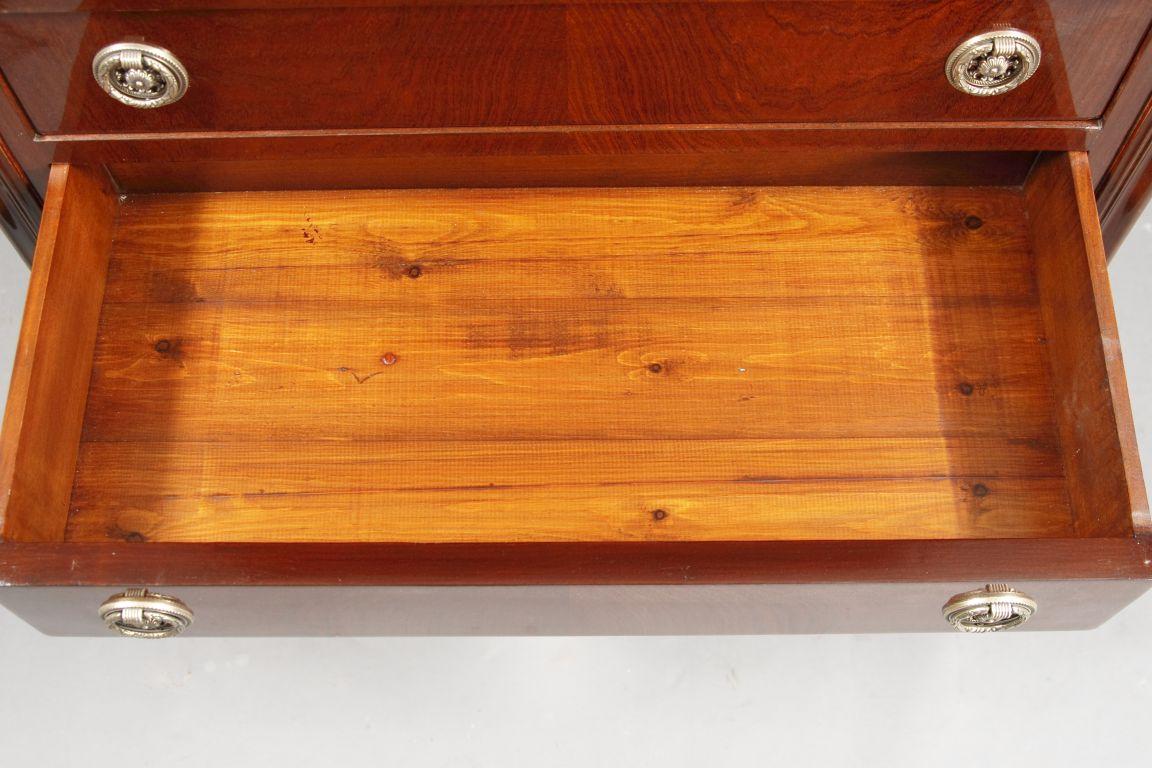 Wood 20th Century Petite Secretary in Biedermeier Style For Sale