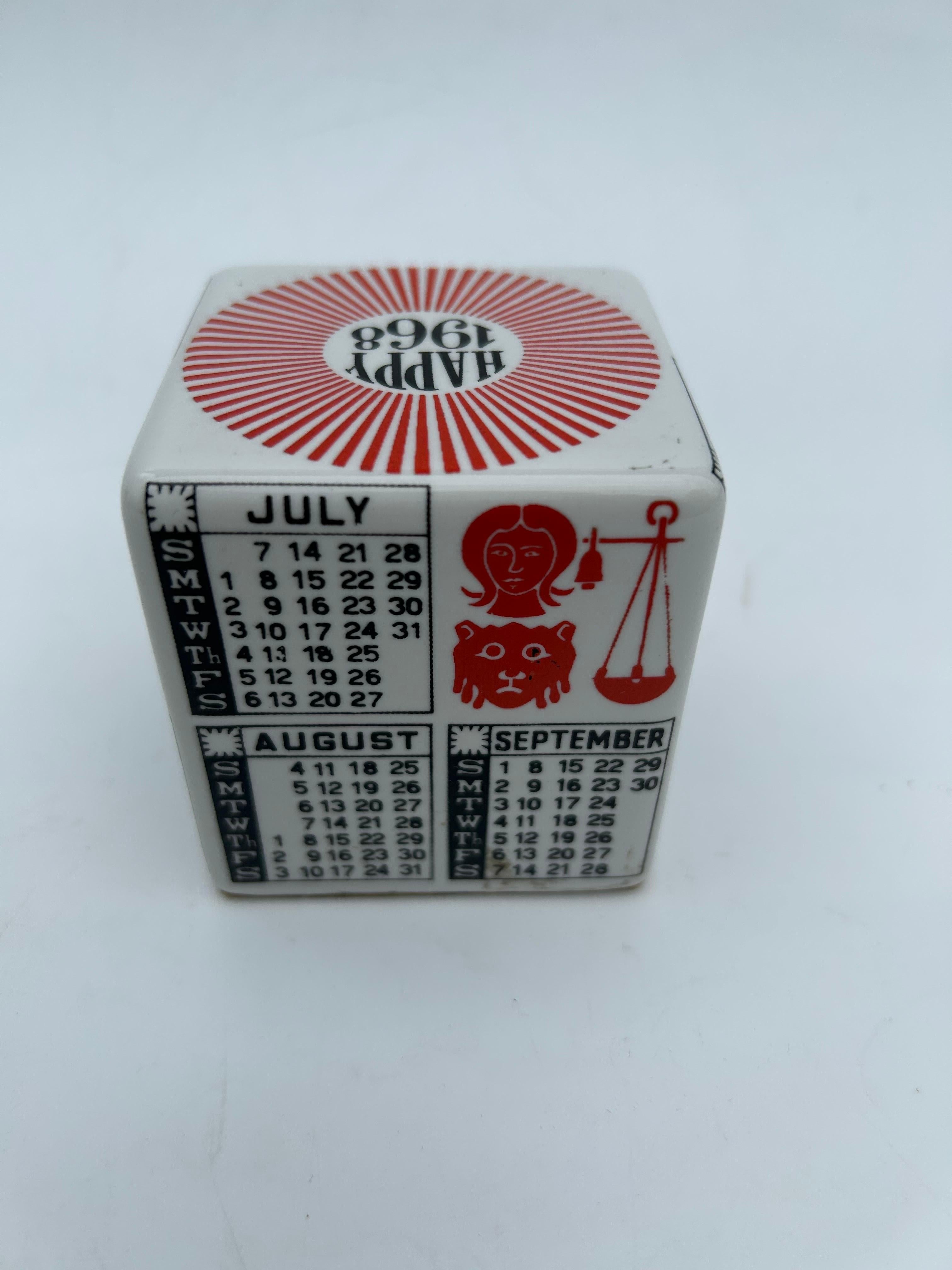 1968 calendar