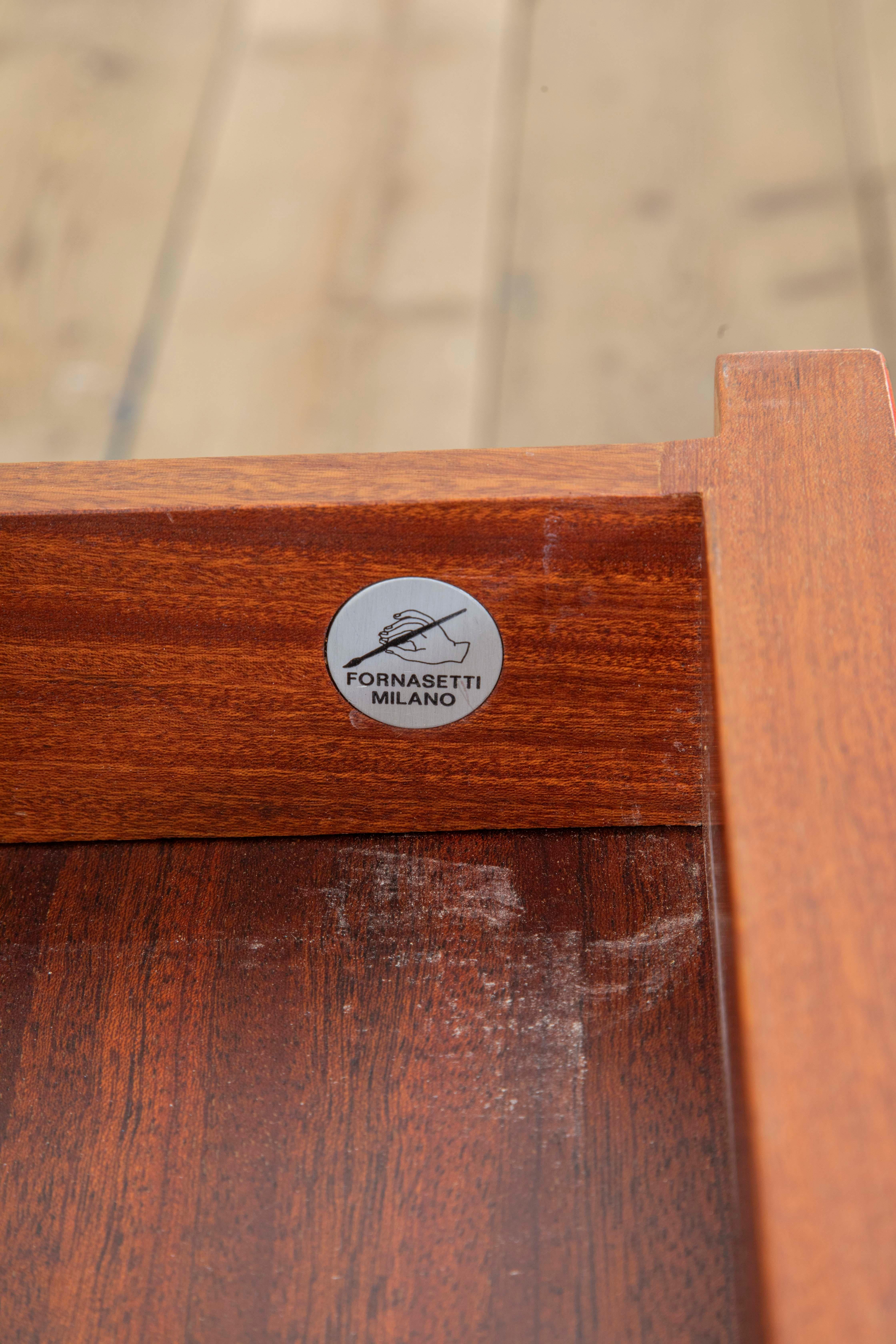 siglo XX, Piero Fornasetti Raro Trumeau mod. Gran Coromandel en venta 8