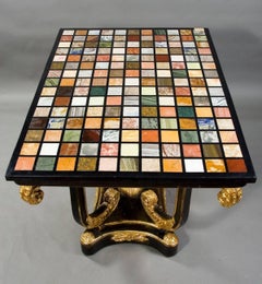 20th Century Pietra-Dura Style of Classicism Table