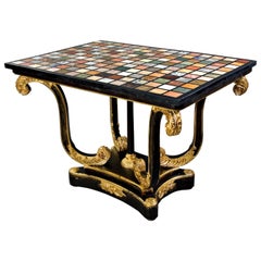 20th Century Pietra-Dura Style of Classicism Table