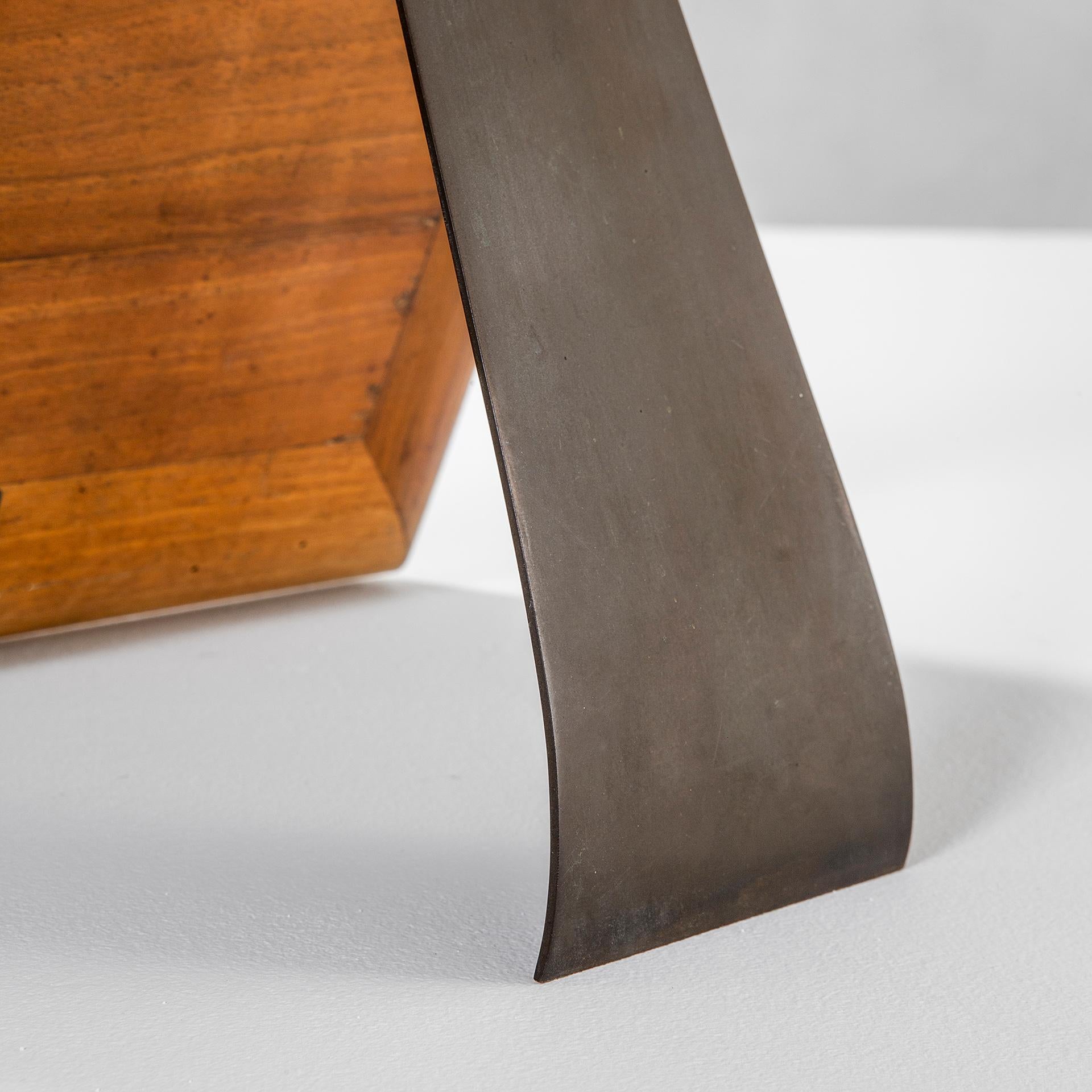 Pietro Chiesa Fontana Arte Fotorahmen aus Holz und Grundglas aus dem 20. Jahrhundert, 40er Jahre (Messing) im Angebot