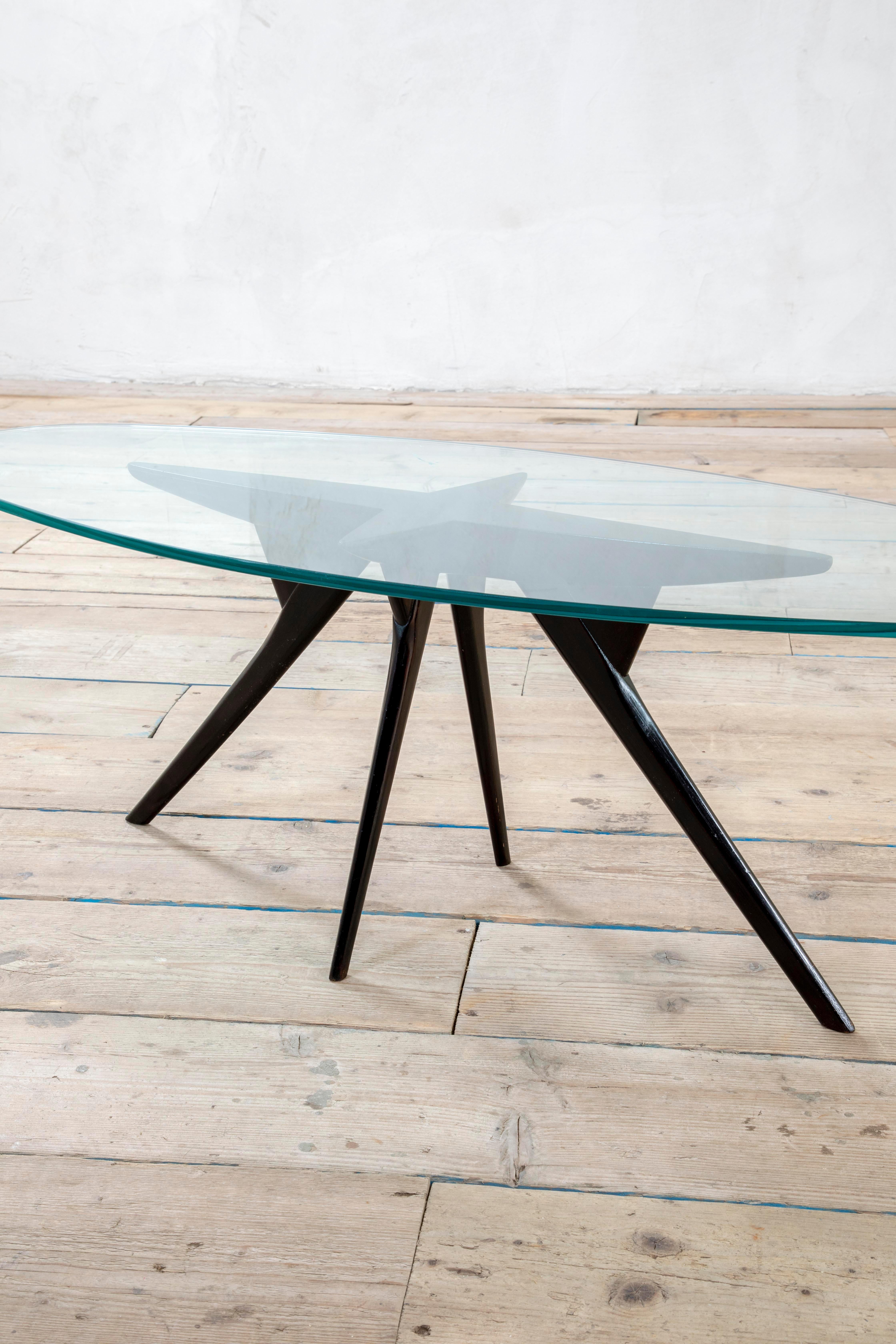 20e siècle, Pietro Chiesa for Fontana Arte Table basse, 1950 en vente 3
