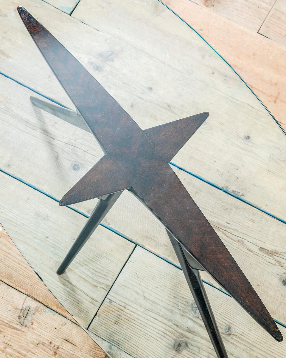 Mid-20th Century 20e siècle, Pietro Chiesa for Fontana Arte Table basse, 1950 en vente