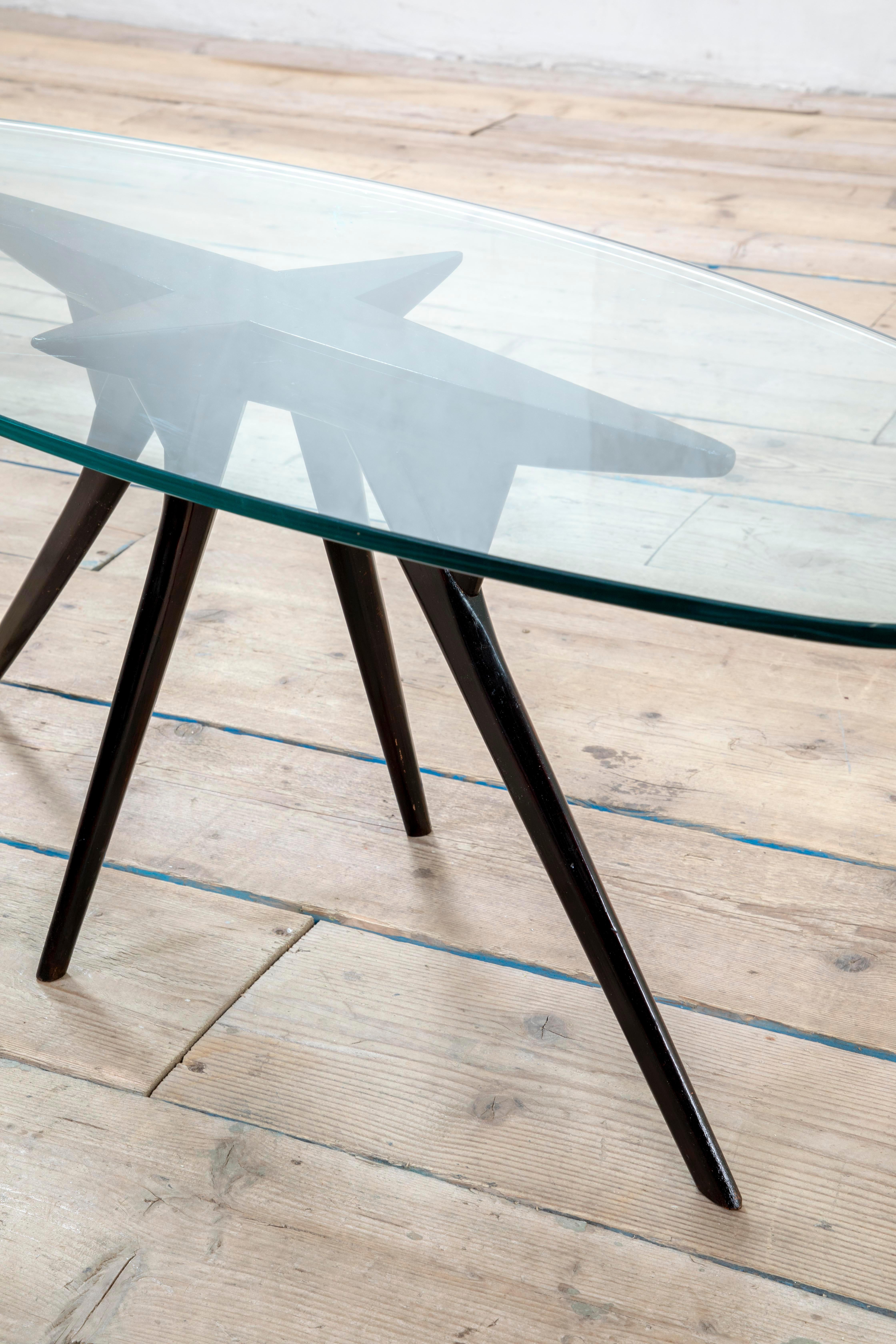 20e siècle, Pietro Chiesa for Fontana Arte Table basse, 1950 en vente 2