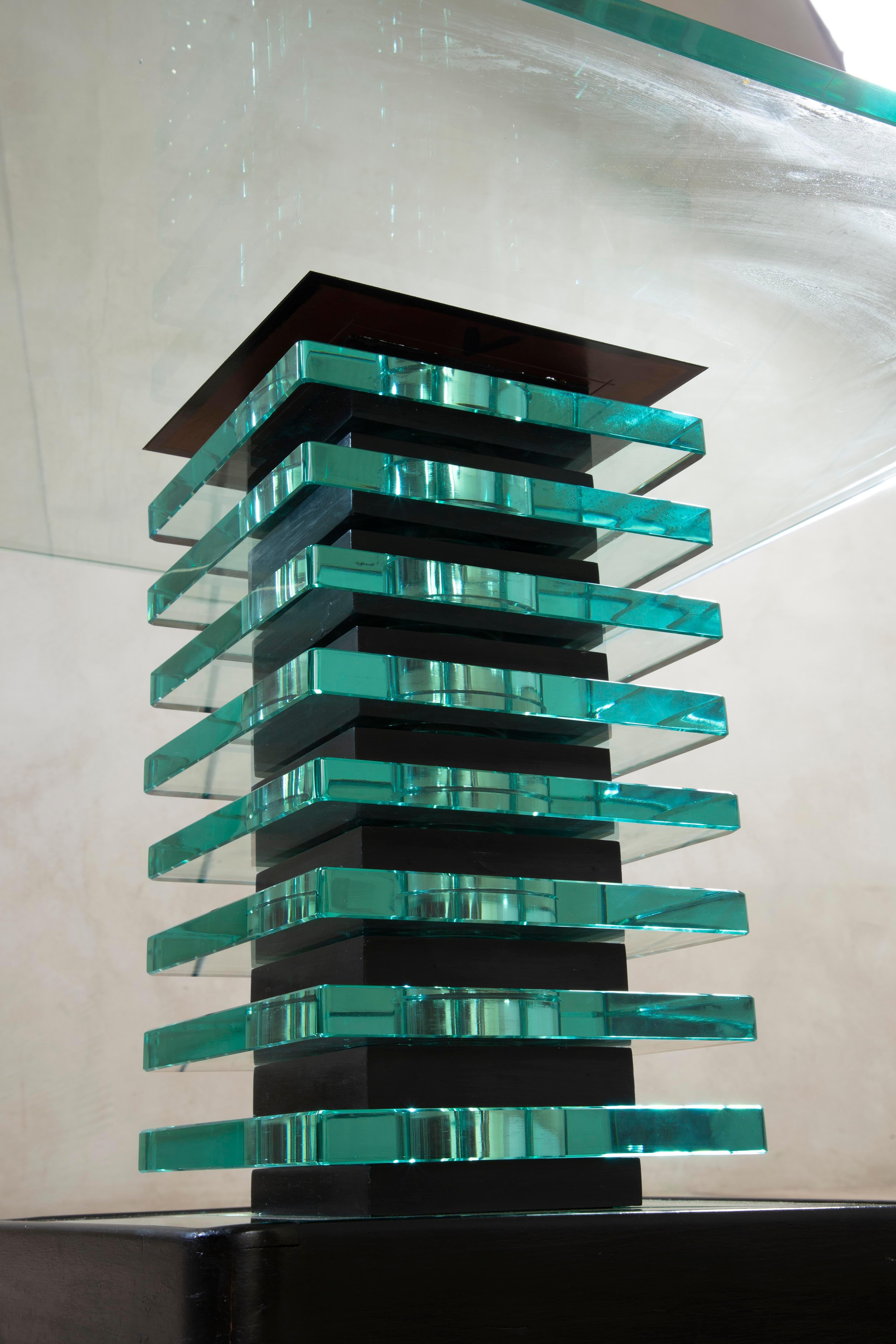 20e siècle, Pietro Chiesa for Fontana Arte Table basse en cristal, 1930 en vente 6