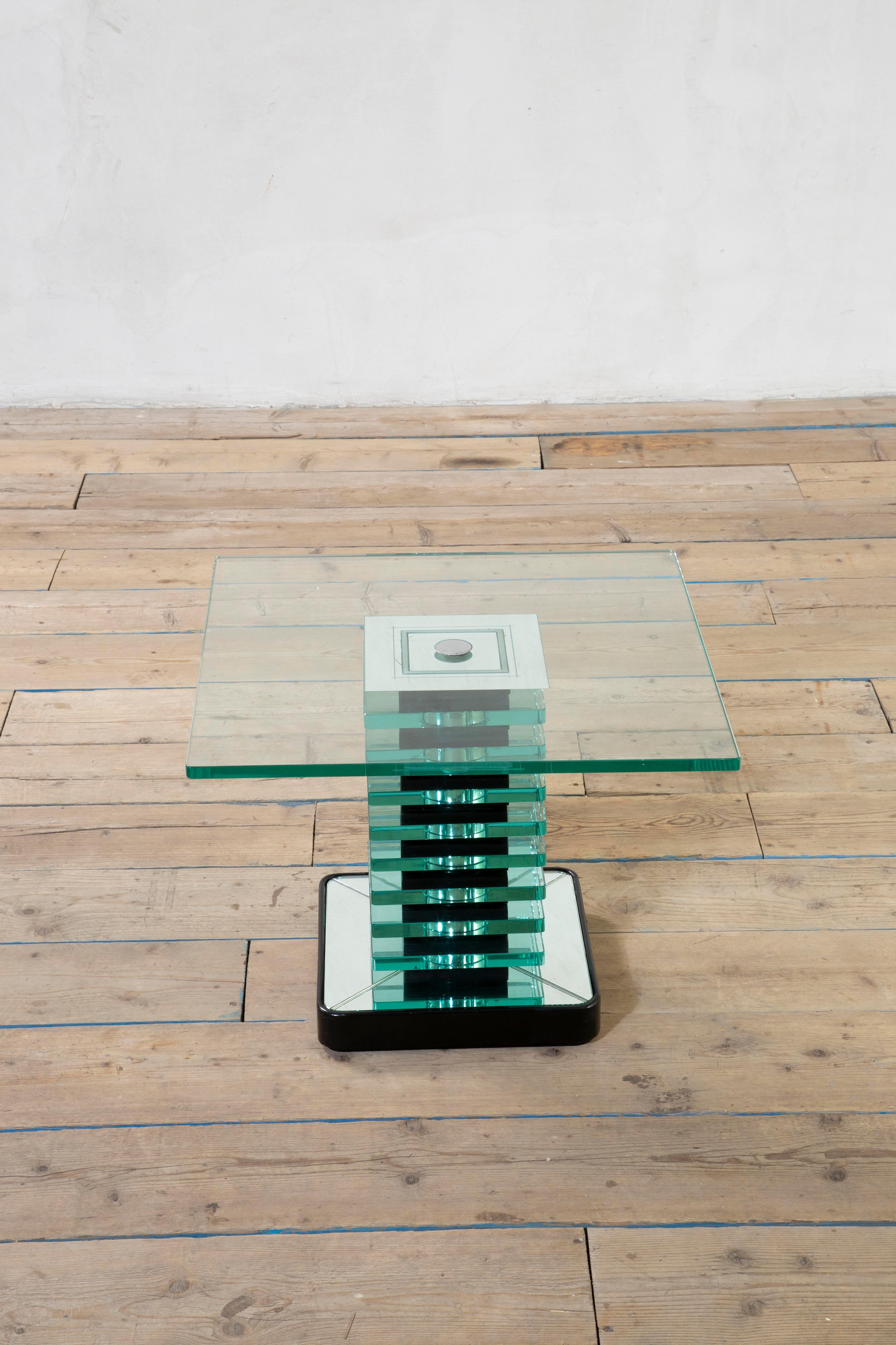 20e siècle, Pietro Chiesa for Fontana Arte Table basse en cristal, 1930 en vente 8